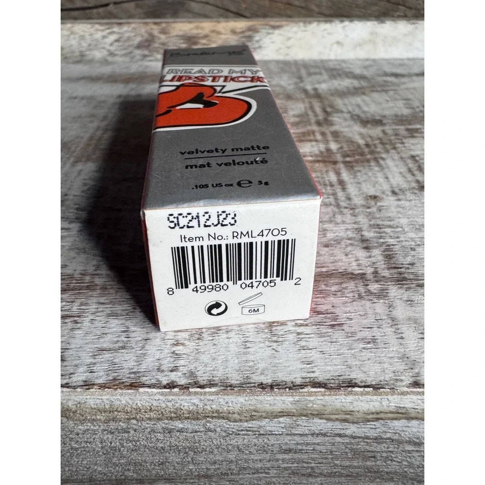 The Creme Shop Read My Lipstick | Orange You Glad | Velvety Matte | MSRP $12